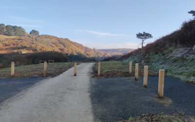 En cette fin d’année 2022, nous avons réceptionné le chantier de mise en valeur du site « Pors-Mabo – Beg Léguer » LANNION (22)